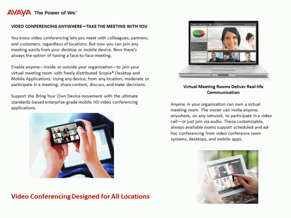 Avaya Scopia Video Conferencing2